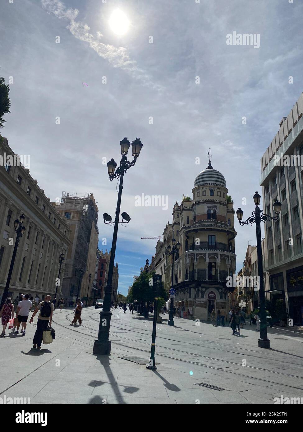 Spanish Food and Architedsture - Smartphone Captured Stock Image