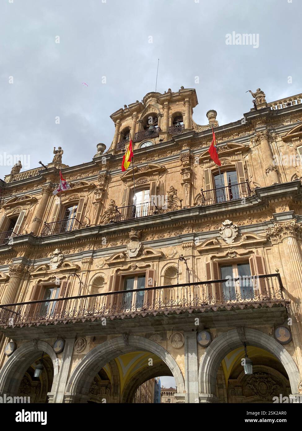 Spanish Food and Architedsture - Smartphone Captured Stock Image