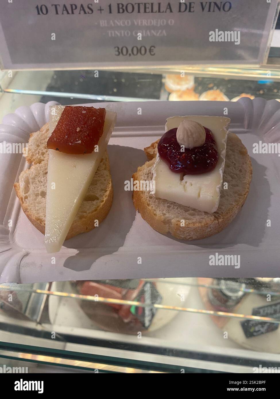 Spanish Food and Architedsture - Smartphone Captured Stock Image