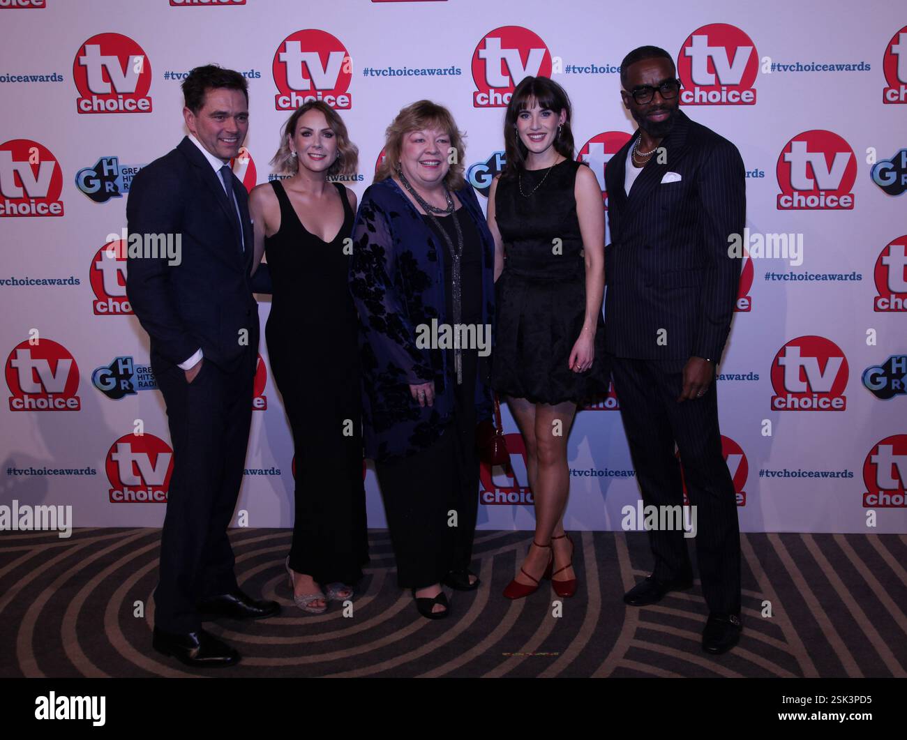 London, UK. Cast of Casualty at the TV Choice Awards 2025. Park Lane