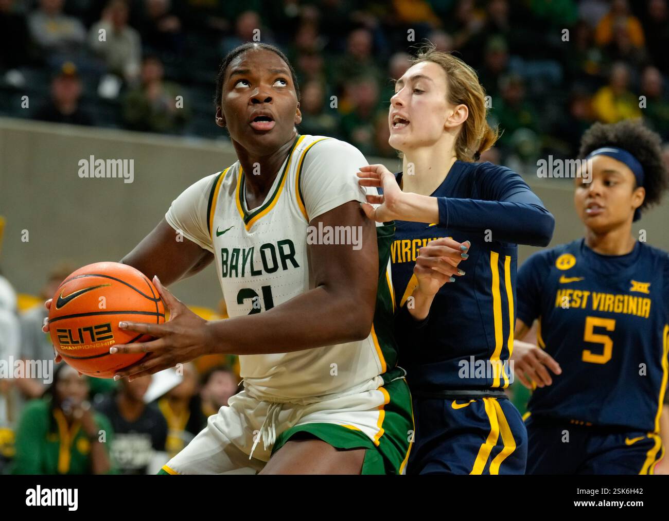 Waco, Texas, USA. 11th Feb, 2025. Baylor center VONLEH (21