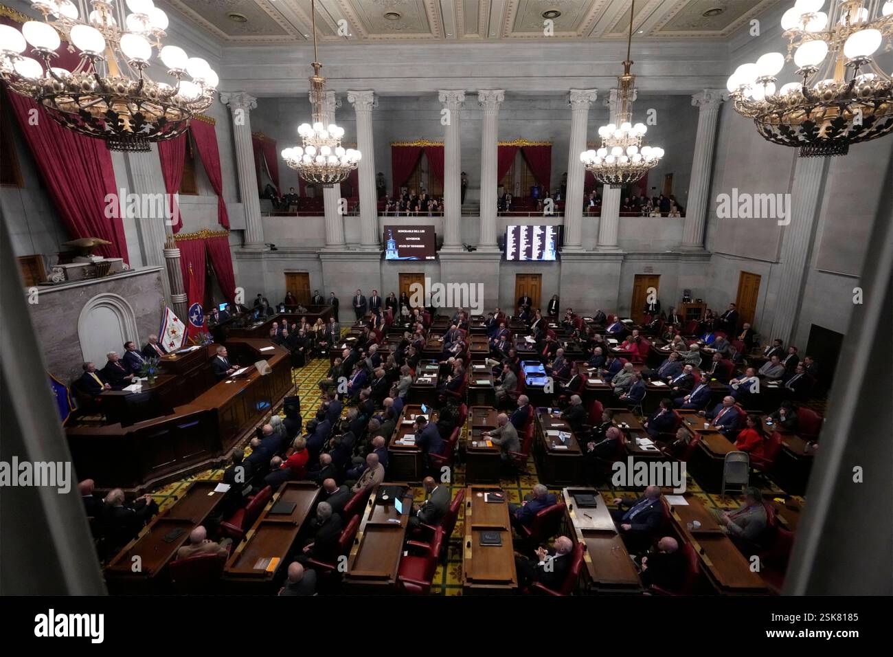 Governor Bill Lee delivers his State of the State address Monday, Feb ...