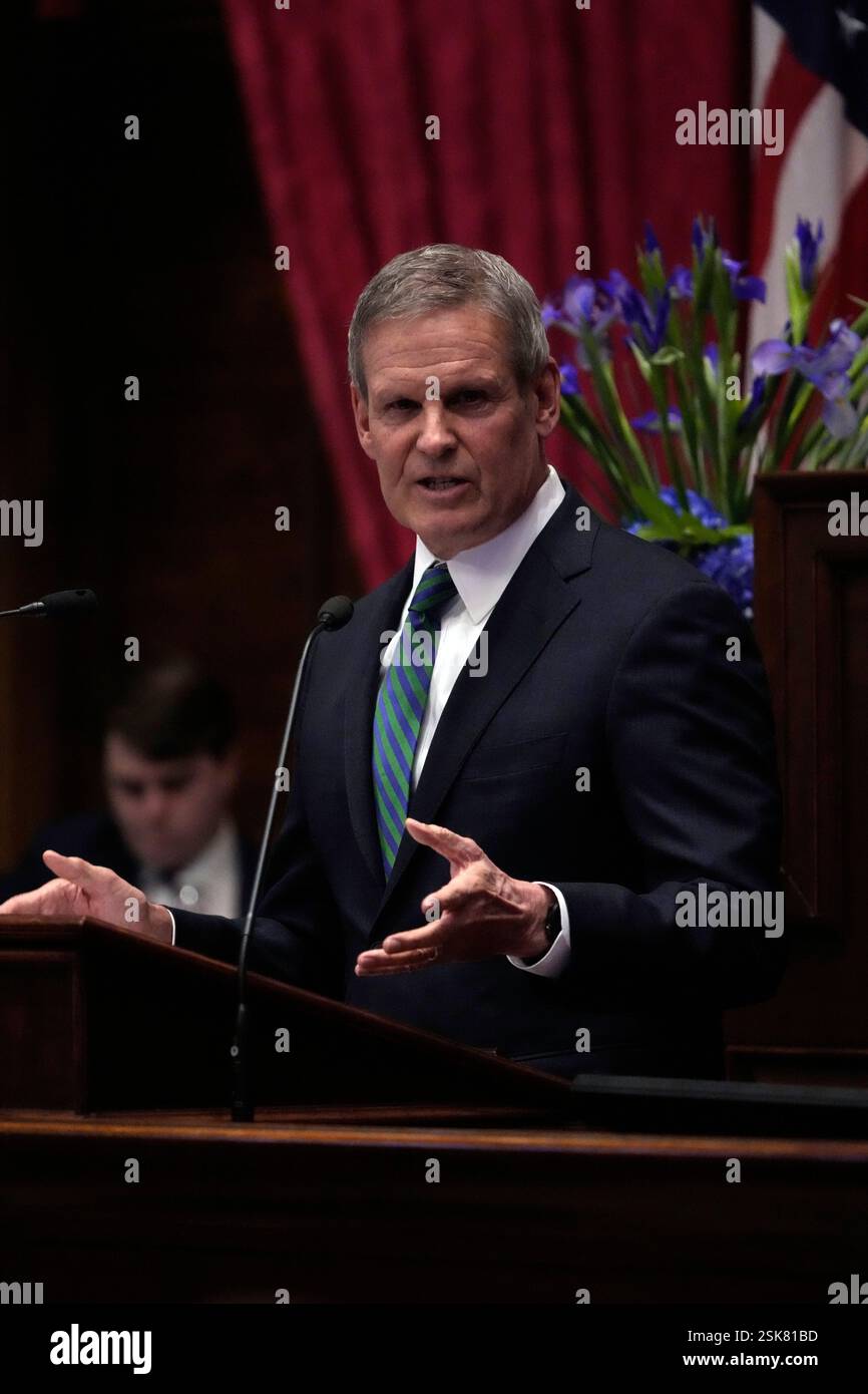 Governor Bill Lee delivers his State of the State address Monday, Feb ...
