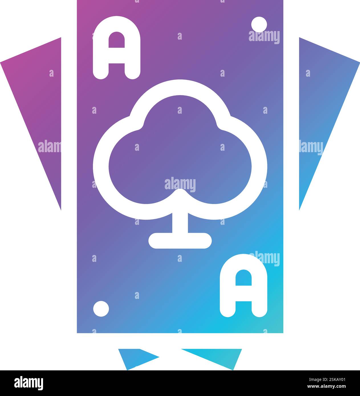 Playing card Vector Icon Design Illustration Stock Vector