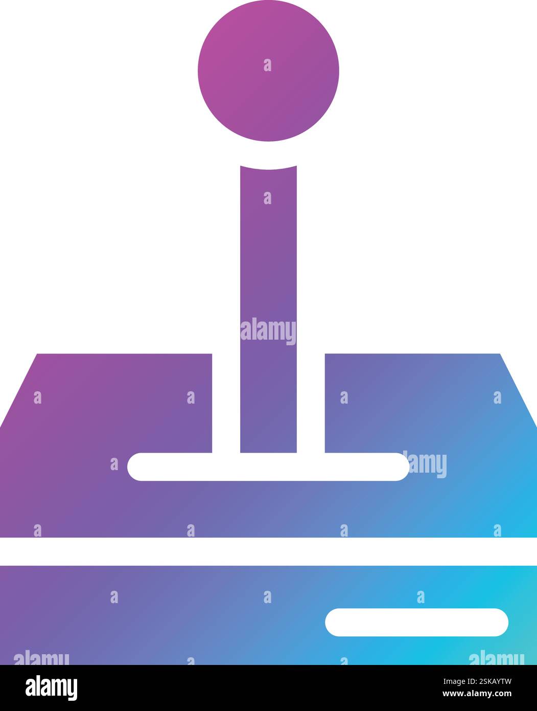 Joystick Vector Icon Design Illustration Stock Vector