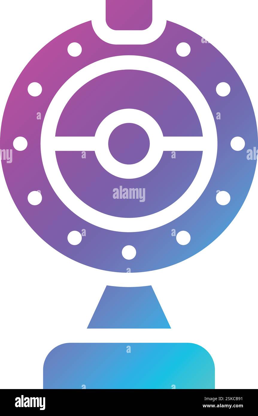 Web cam Vector Icon Design Illustration Stock Vector