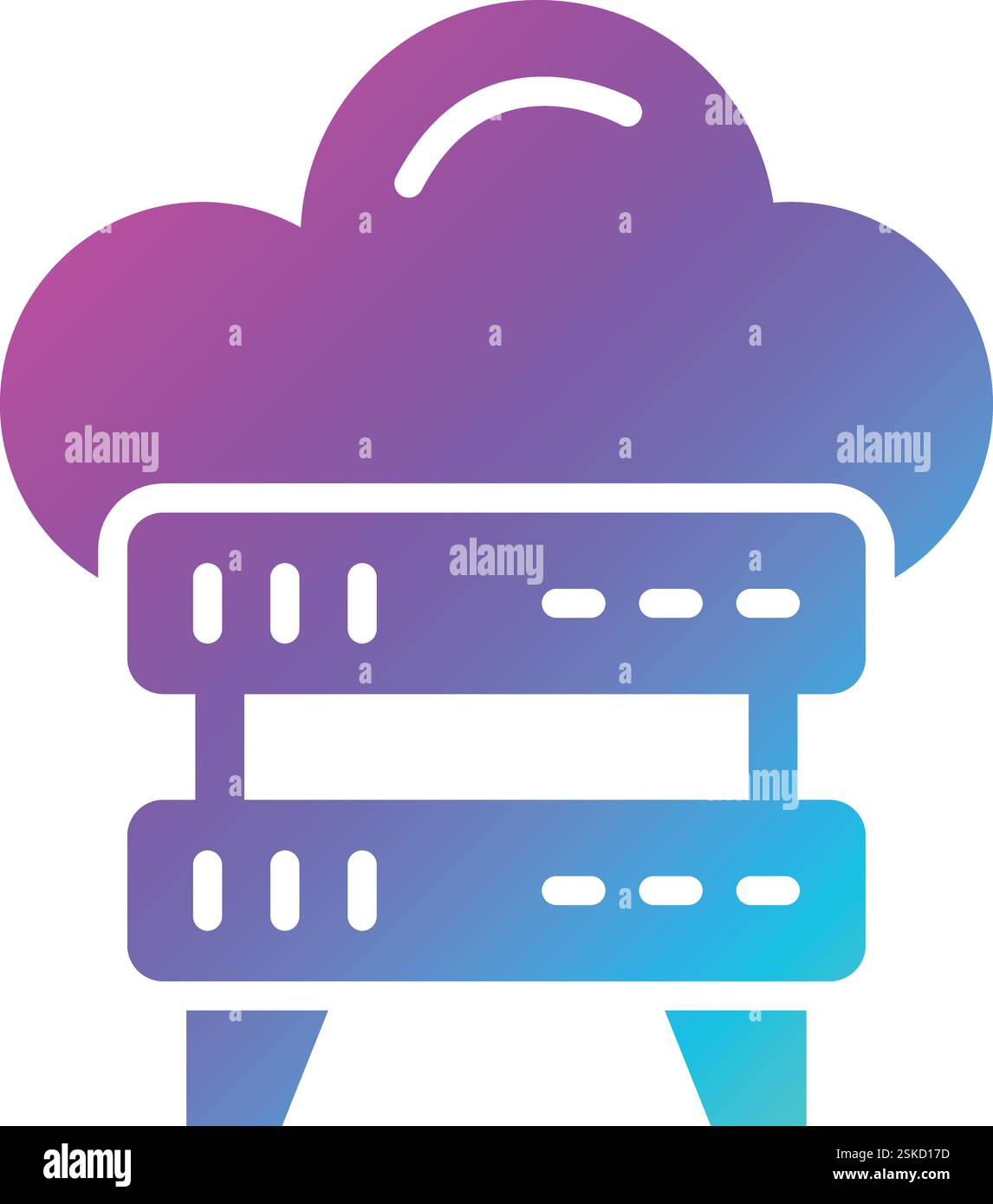 Server Storage Vector Icon Design Illustration Stock Vector