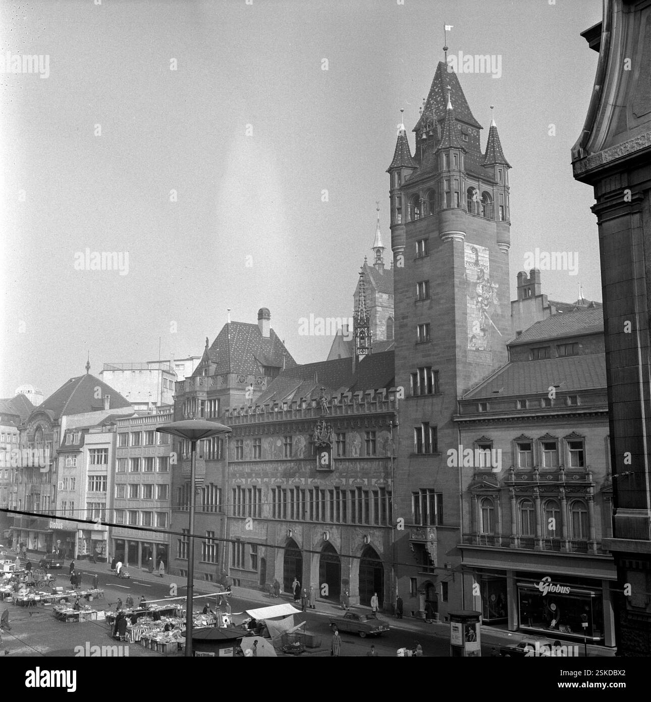 Basler Rathaus, Basel 1959#City Hall Basle 1959- RDB BY DUKAS Stock ...