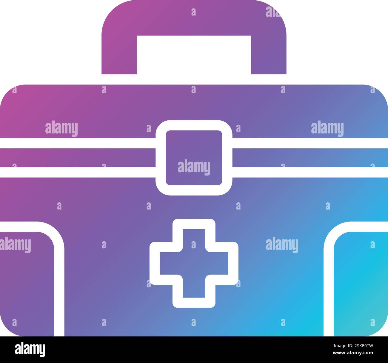 First Aid Kit Vector Icon Design Illustration Stock Vector