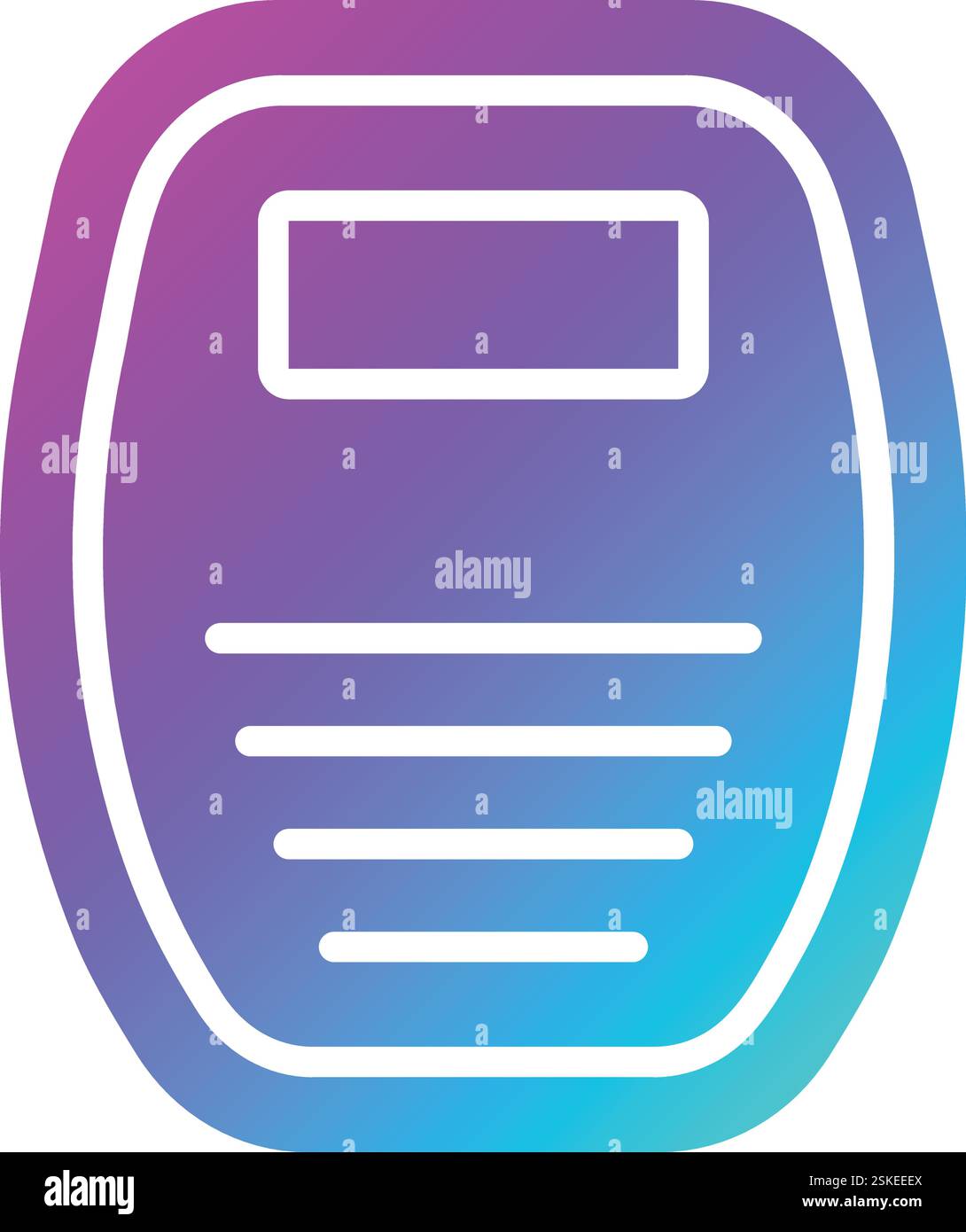 Weighing Machine Vector Icon Design Illustration Stock Vector Image ...