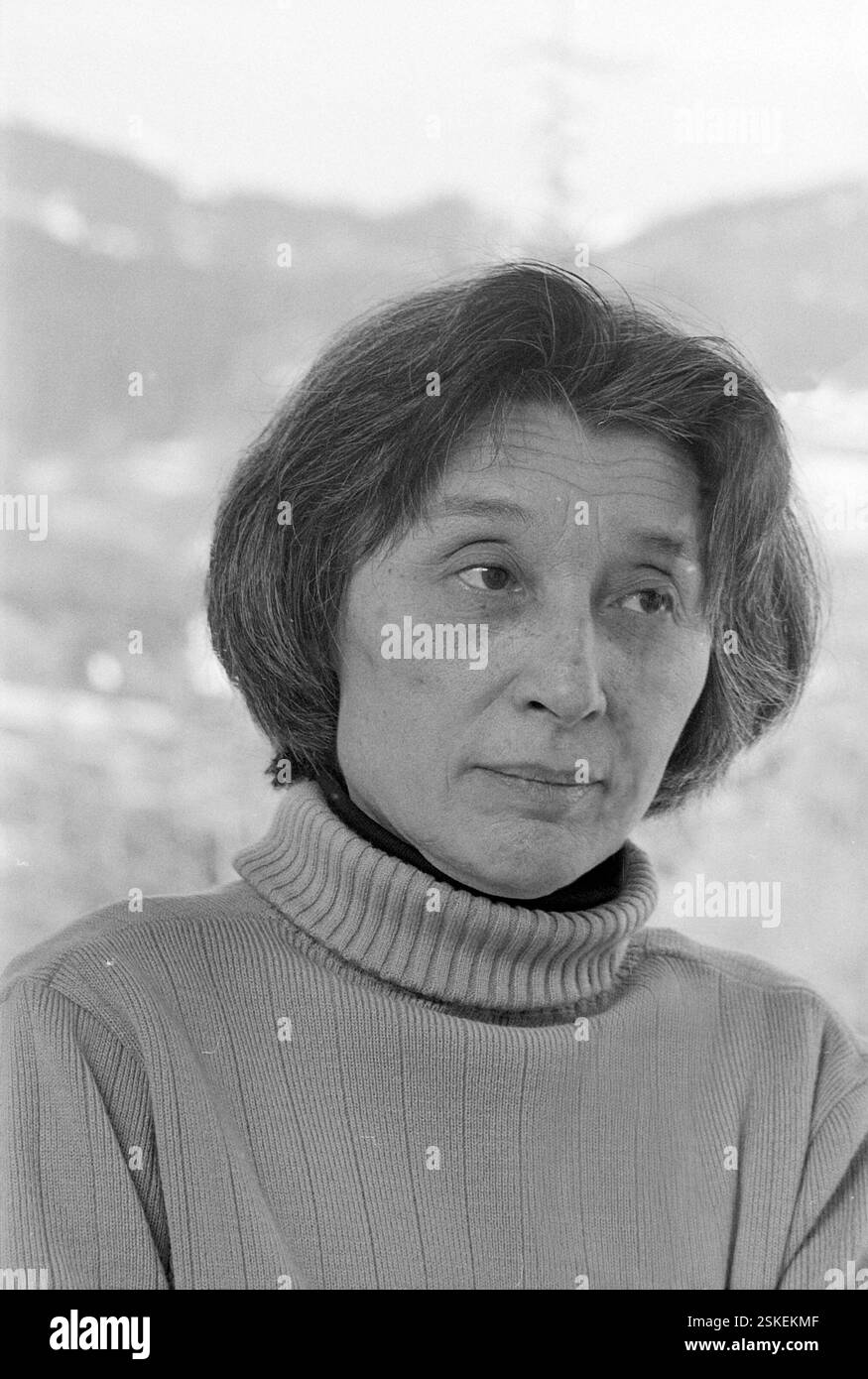--- Han Suyin, Schriftstellerin 1972#Han Suyin, writer 1972- RDB BY DUKAS Stock Photo