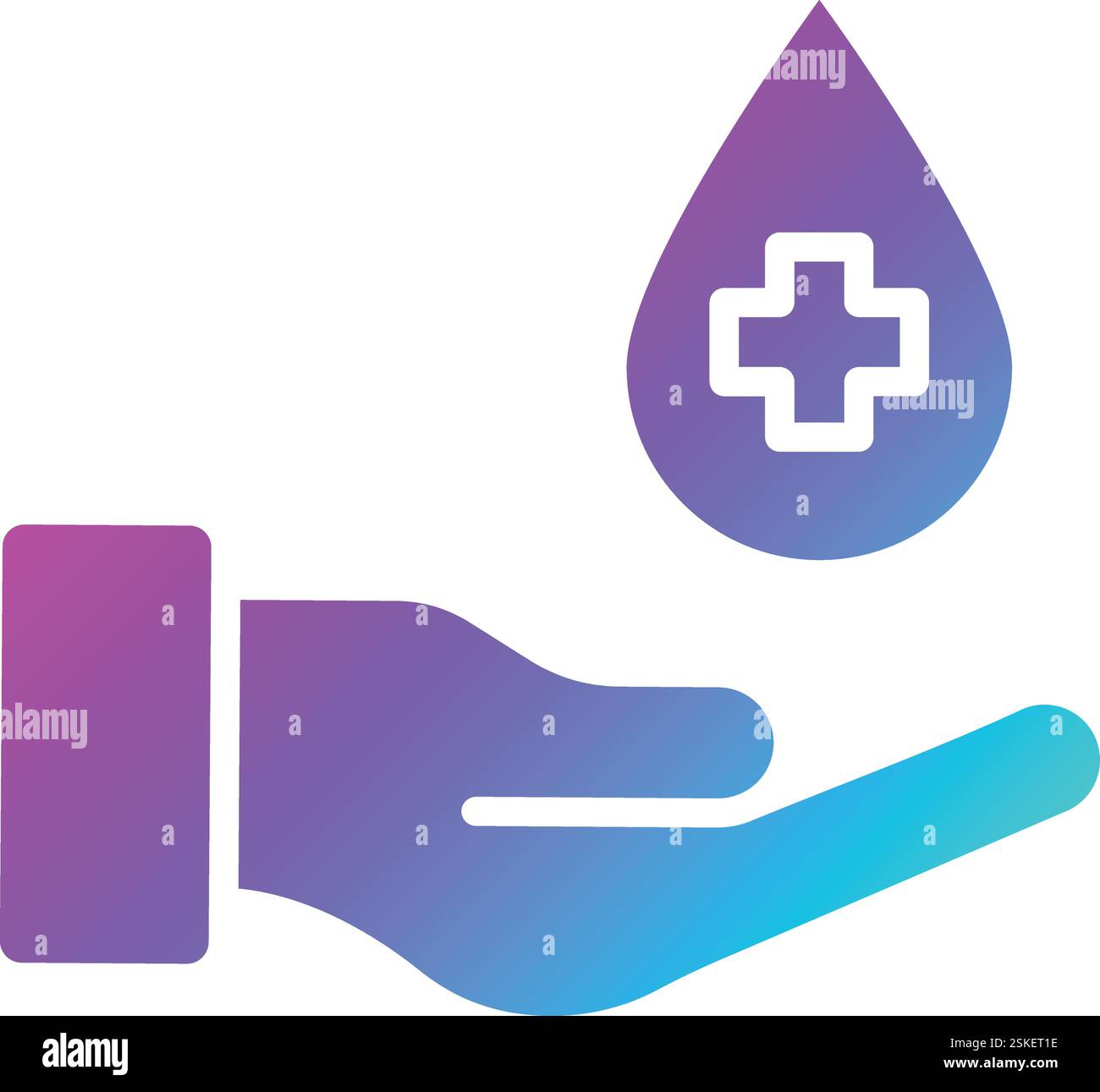 Blood Donation Vector Icon Design Illustration Stock Vector