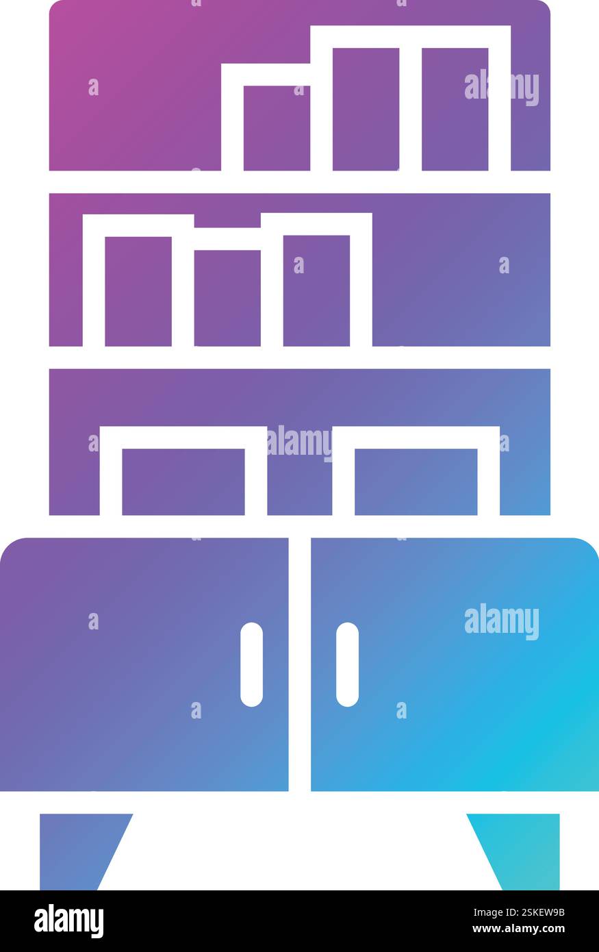 Bookshelf design Stock Vector Images - Alamy