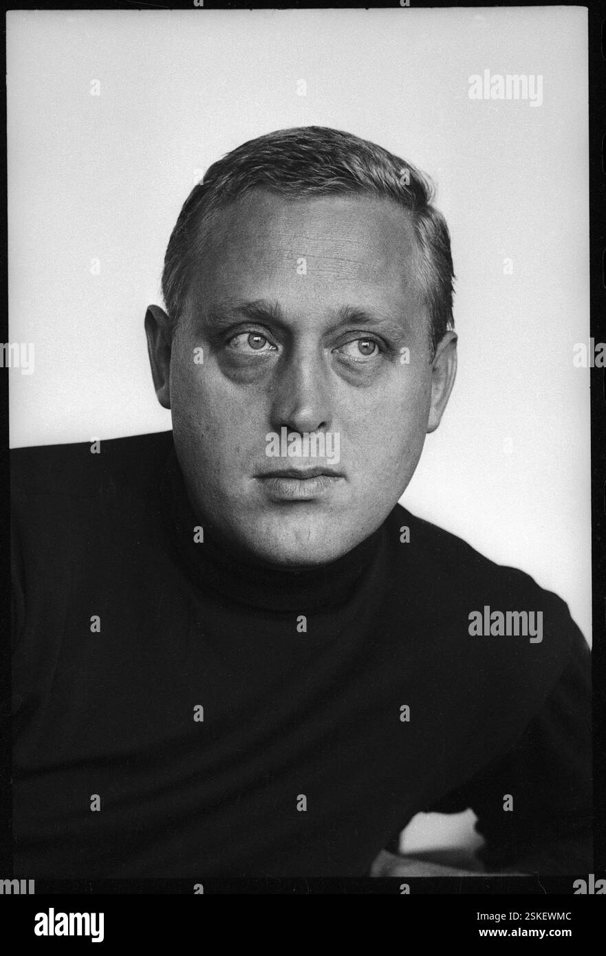 --- Henry Jaeger, deutscher Schriftsteller, Ascona 1966#Henry Jaeger, German writer, Ascona 1966- RDB BY DUKAS Stock Photo