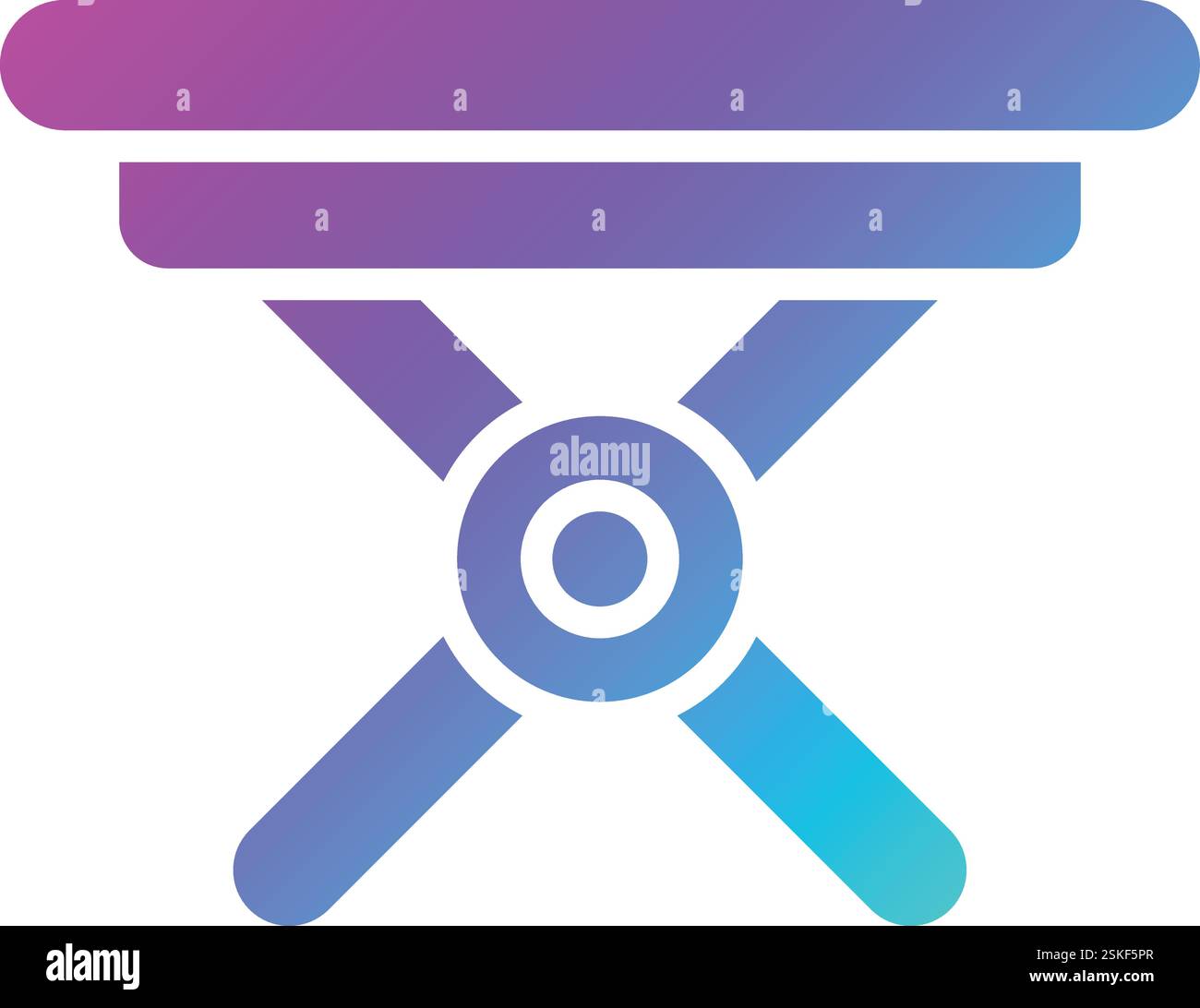 Folding modern table icon hi-res stock photography and images - Alamy