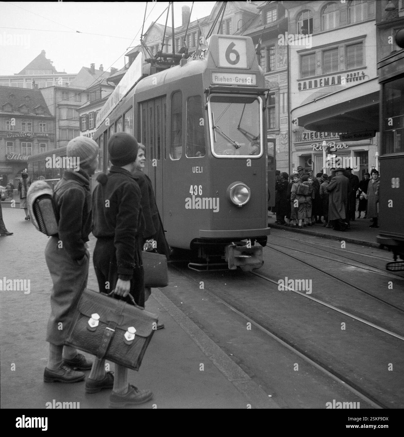 1955 tram hi-res stock photography and images - Alamy