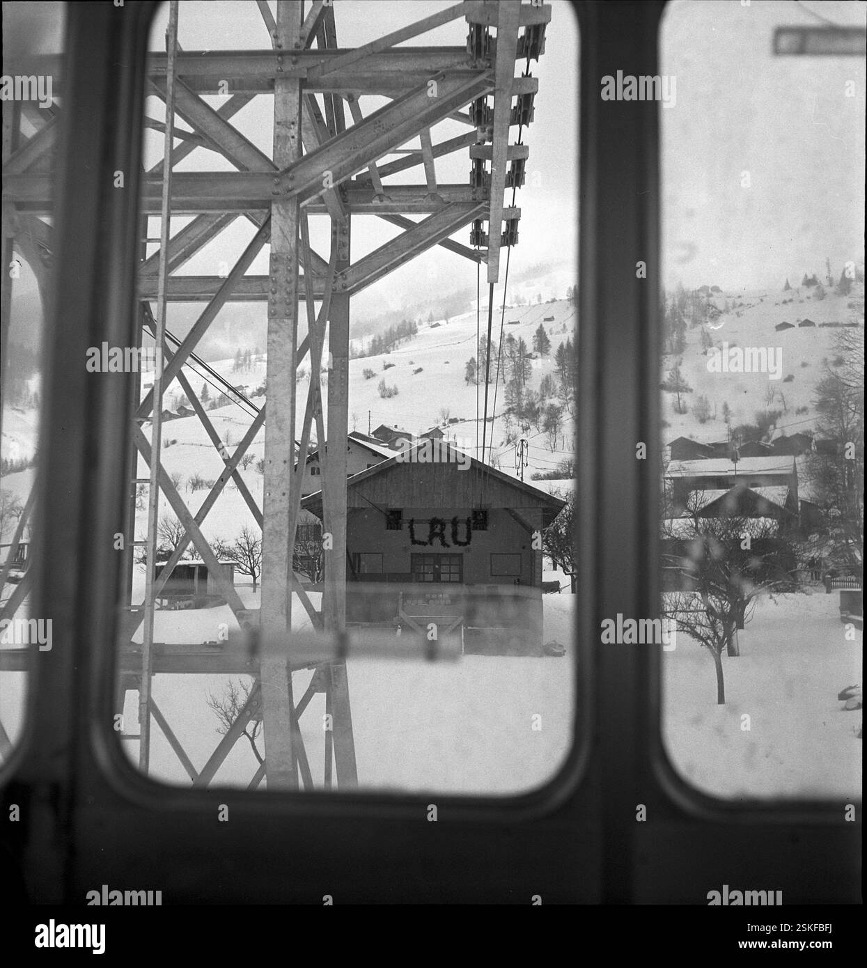 Mountain look out Black and White Stock Photos Images Alamy