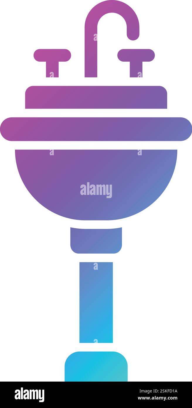 Sink Vector Icon Design Illustration Stock Vector