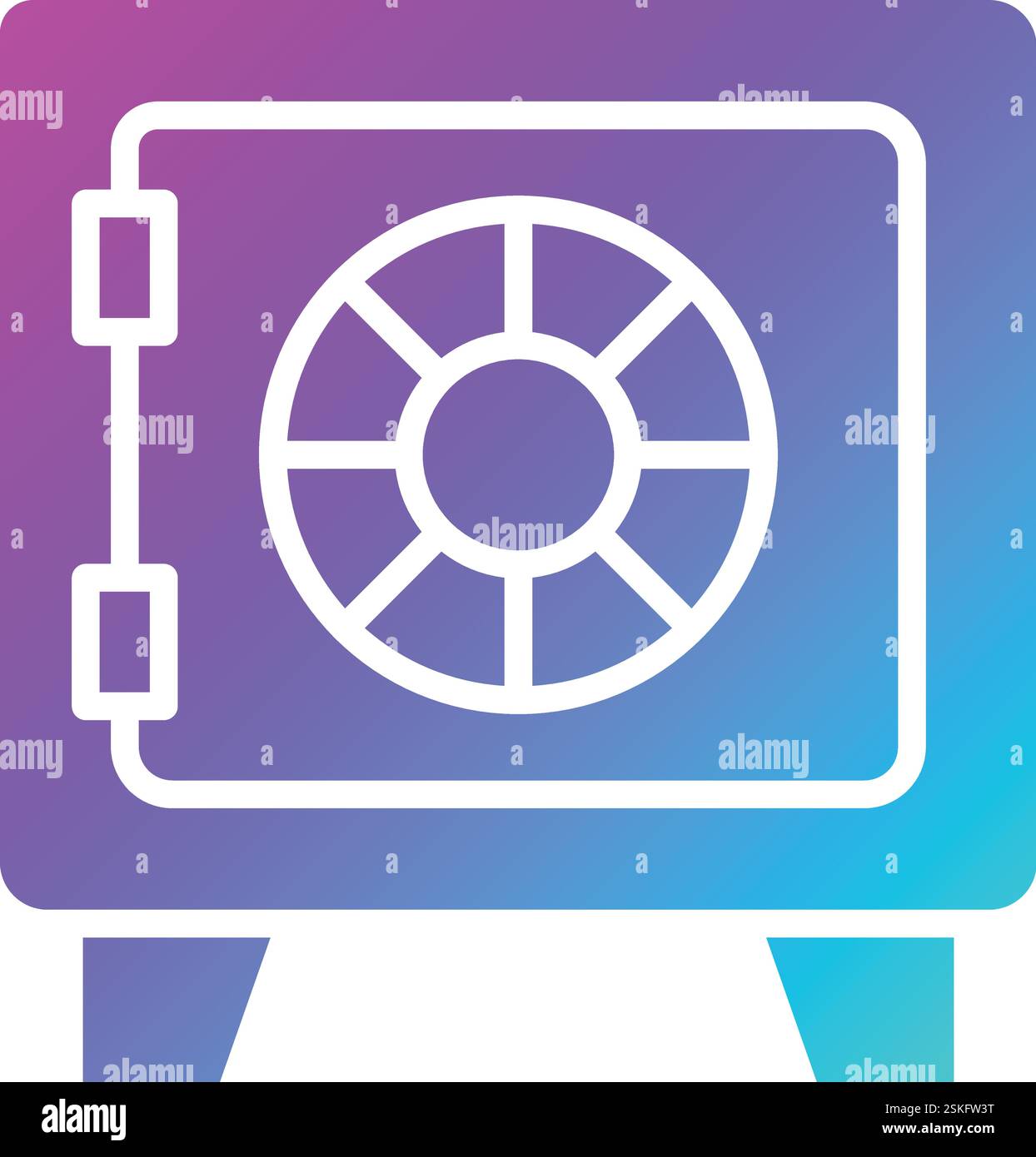 Storage Vector Icon Design Illustration Stock Vector