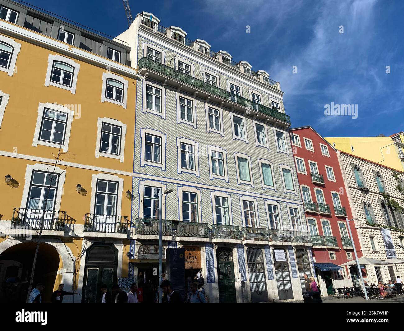 Travelling through the streets of Portugal - Smartphone Captured Stock Image