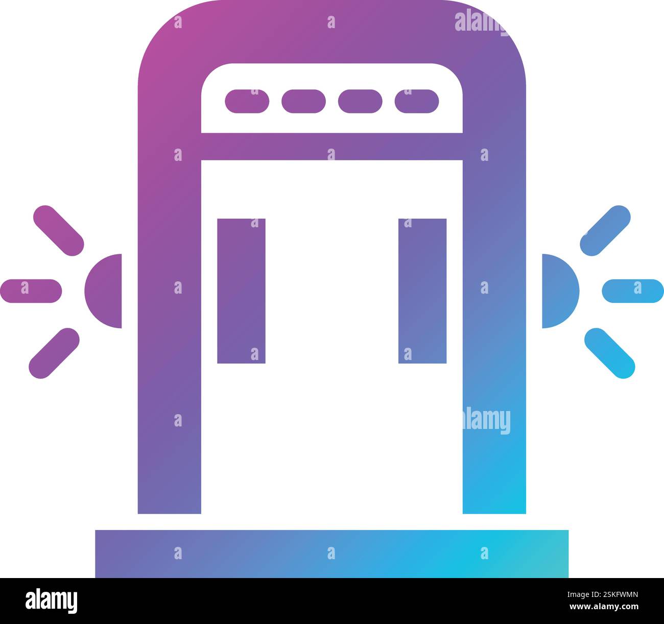 Body Scanner Vector Icon Design Illustration Stock Vector