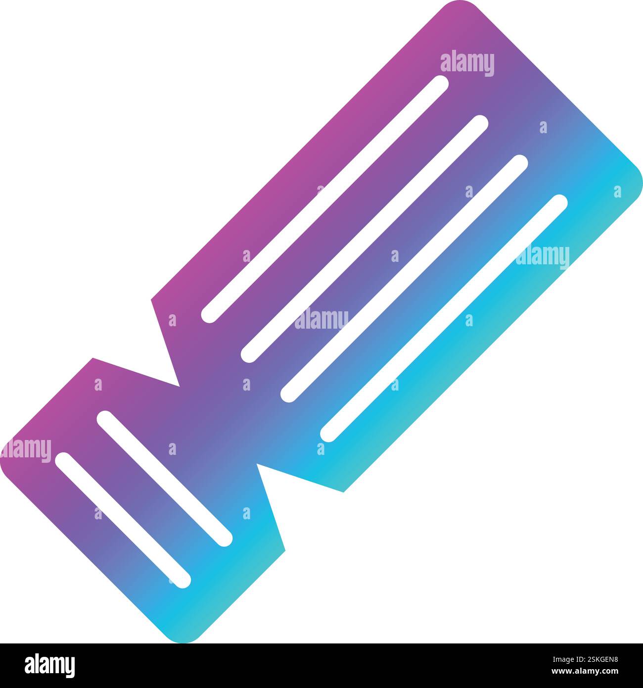 Ticket Vector Icon Design Illustration Stock Vector Image & Art - Alamy