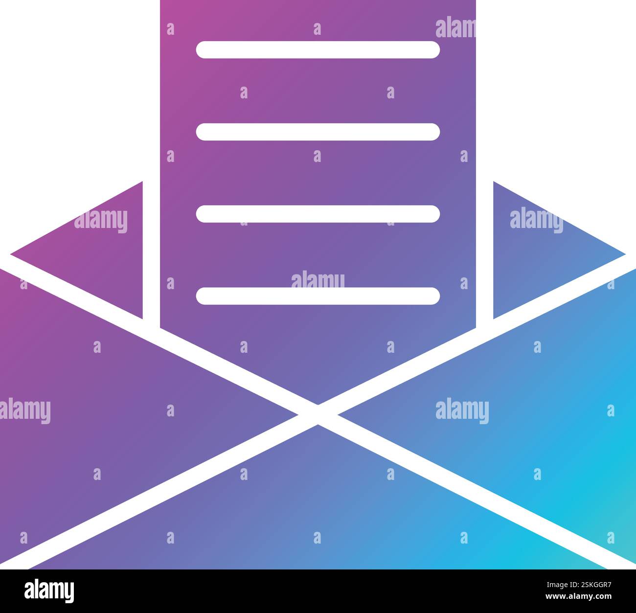 Envelope Vector Icon Design Illustration Stock Vector