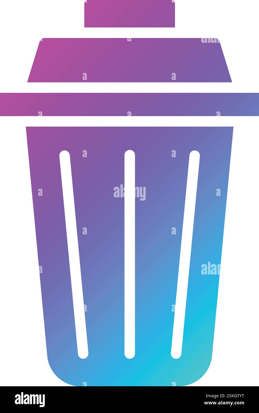 Trash Vector Icon Design Illustration Stock Vector