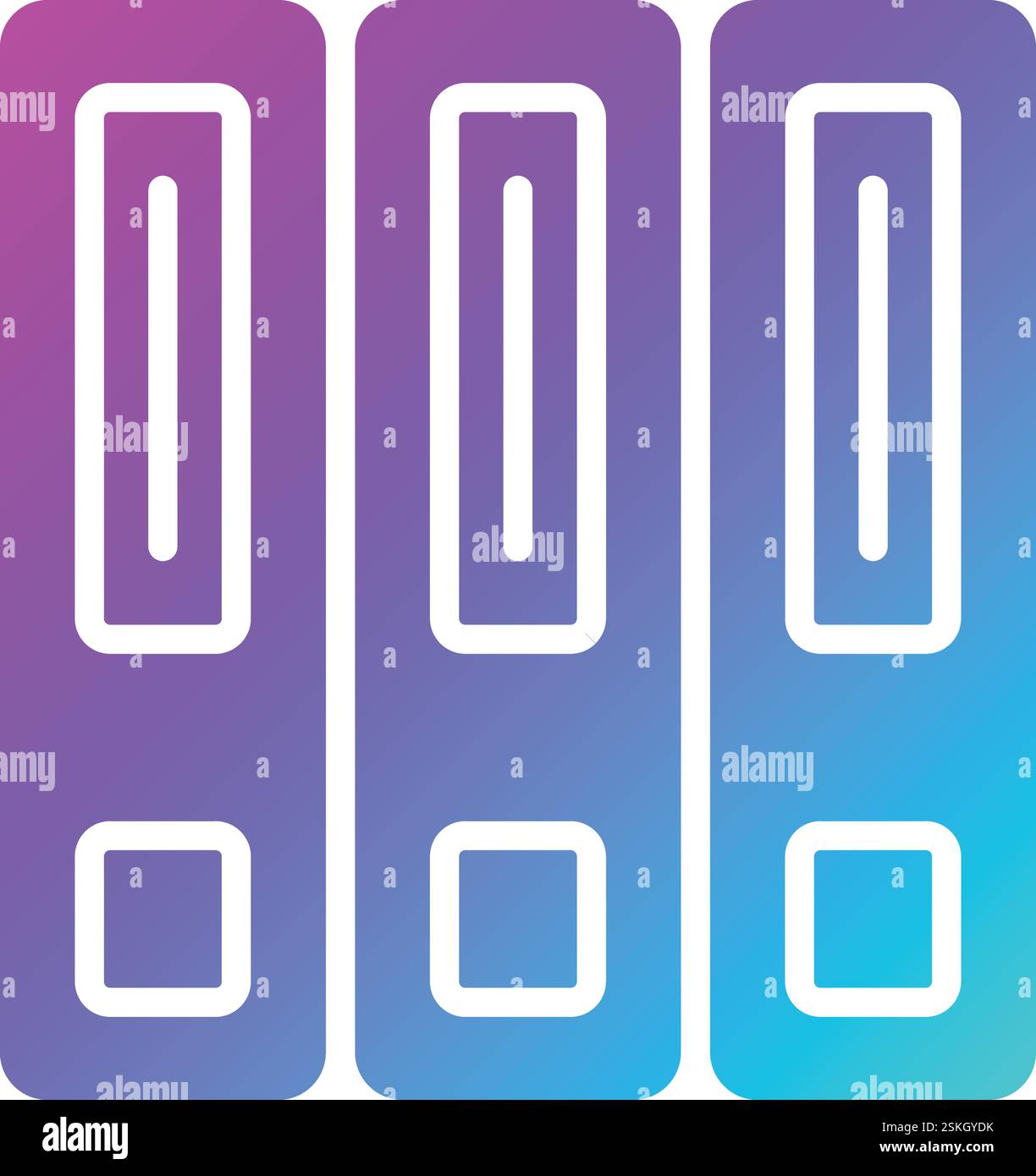 Folder Vector Icon Design Illustration Stock Vector