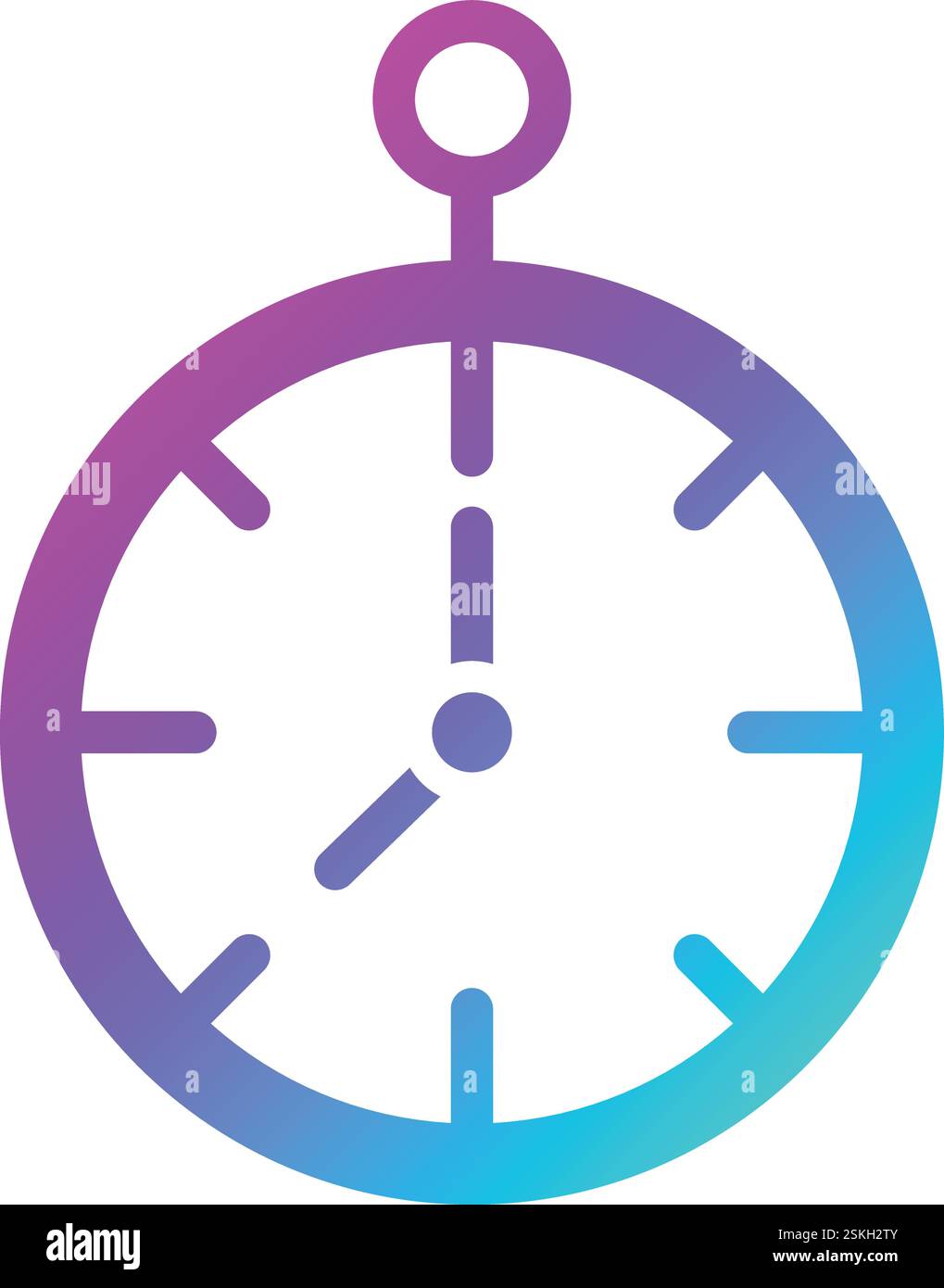Clock Vector Icon Design Illustration Stock Vector