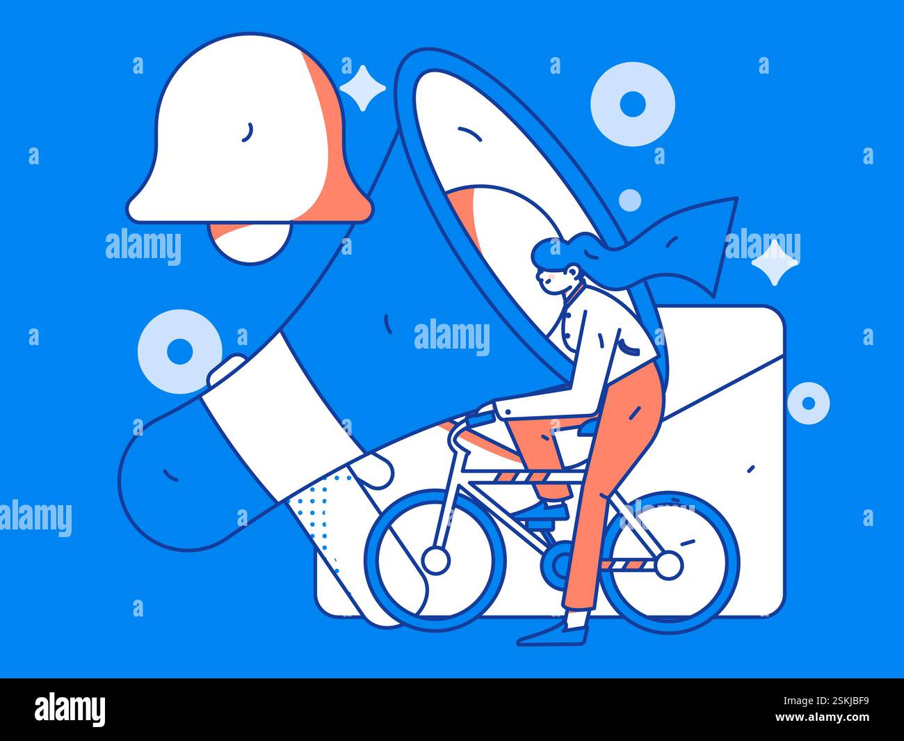 Notic Drawings Notification announcement vector creative flat hand drawn illustration ...