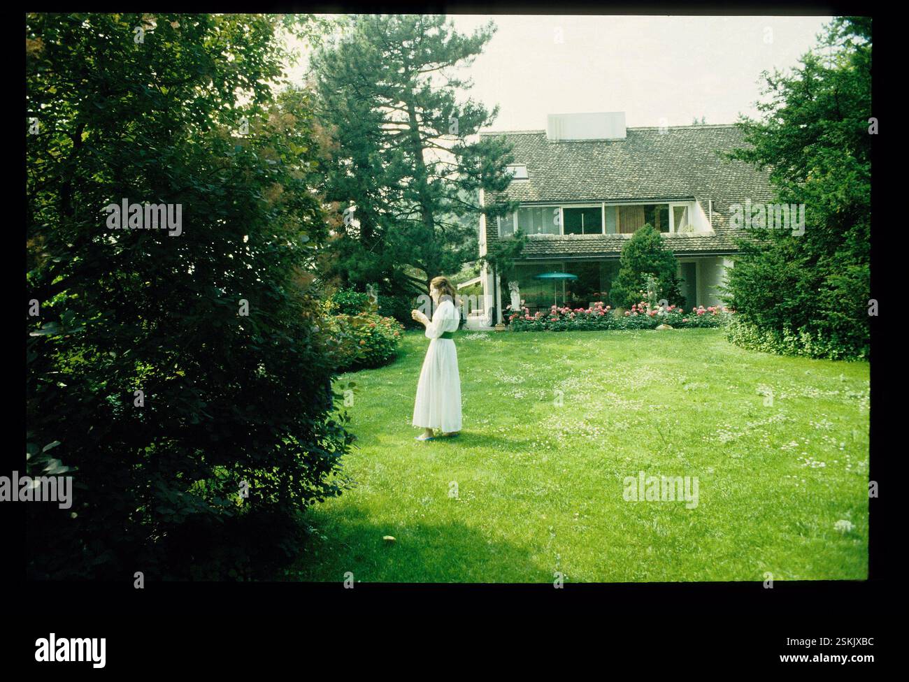 --- Sandra Paretti, Schriftstellerin 1983#Sandra Paretti, writer 1983 Stock Photo