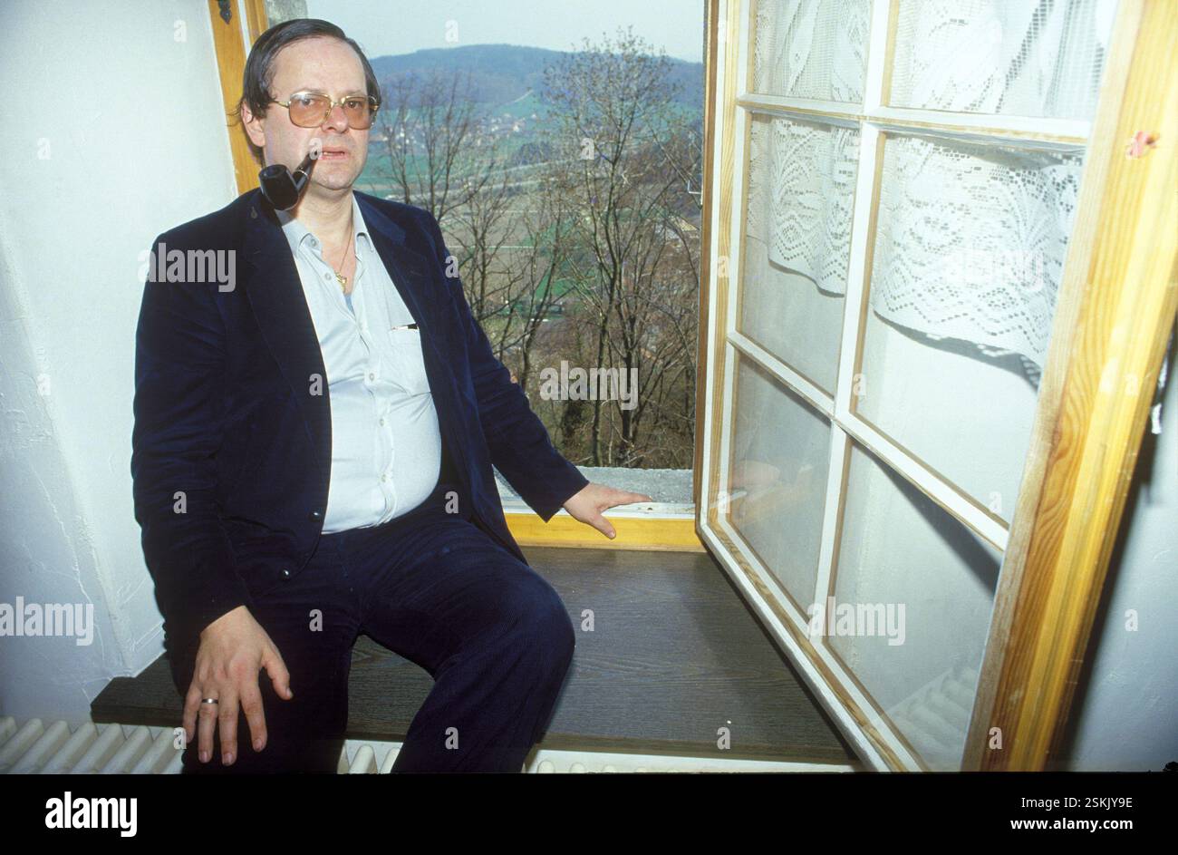 --- Hermann Burger 1986#Hermann Burger 1986 Stock Photo