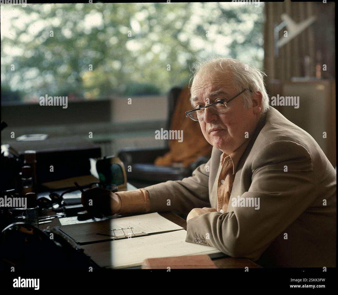 --- Friedrich Dürrenmatt, Schriftsteller, 1979#Friedrich Dürrenmatt, writer, 1979 Stock Photo