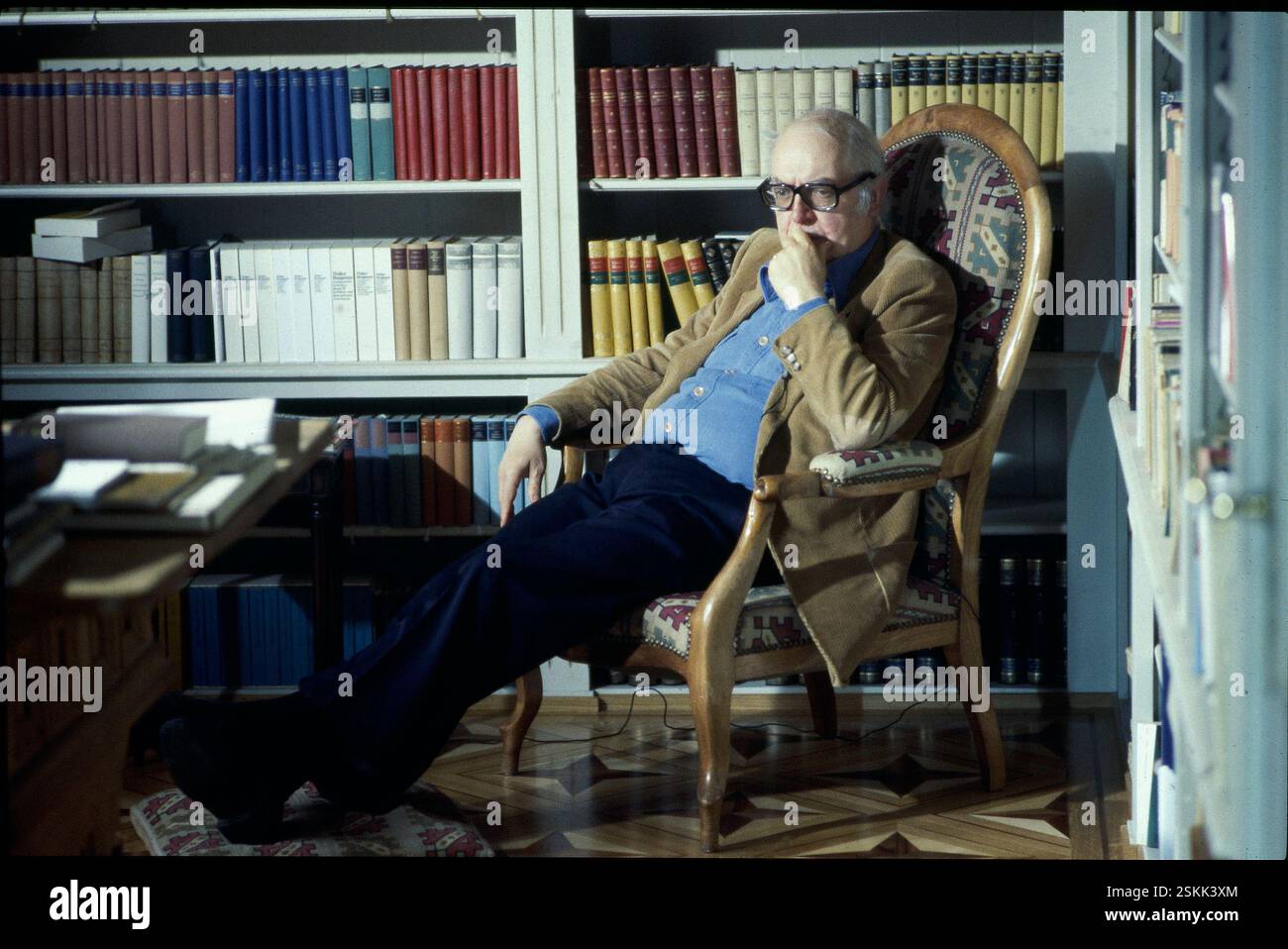 --- Friedrich Dürrenmatt, Schriftsteller, 1979#Friedrich Dürrenmatt, writer, 1979 Stock Photo
