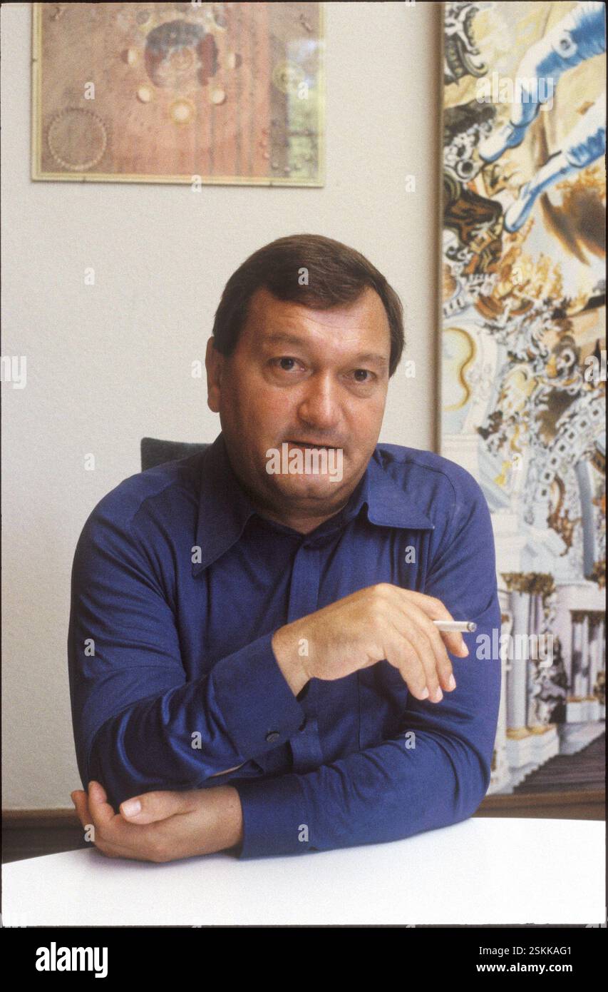 --- Erich von Däniken 1981#Erich von Däniken 1981 Stock Photo
