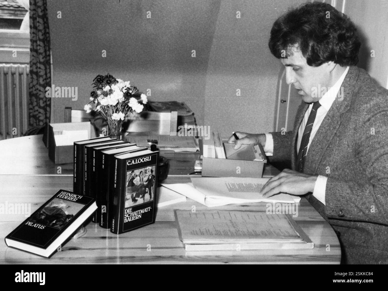 --- Charles Linsmayer 1981#Charles Linsmayer 1981- RDB BY DUKAS Stock Photo