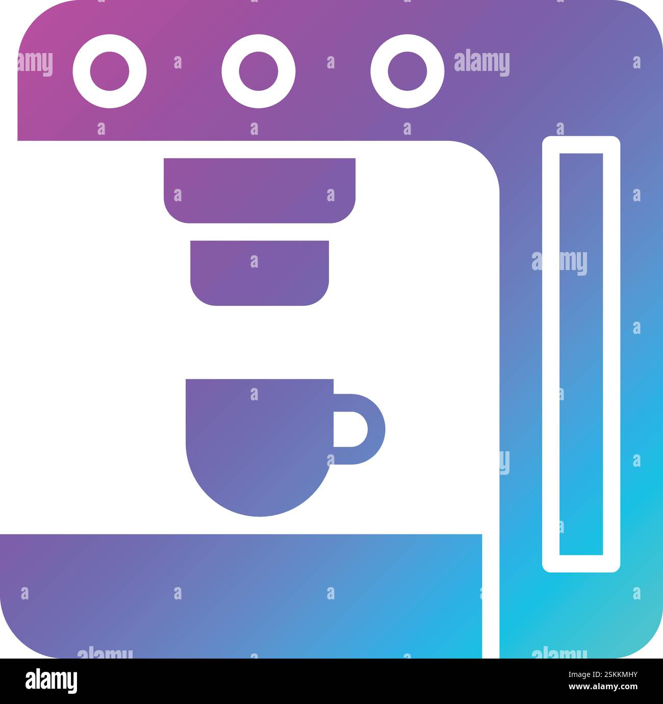 Coffee Machine Vector Icon Design Illustration Stock Vector