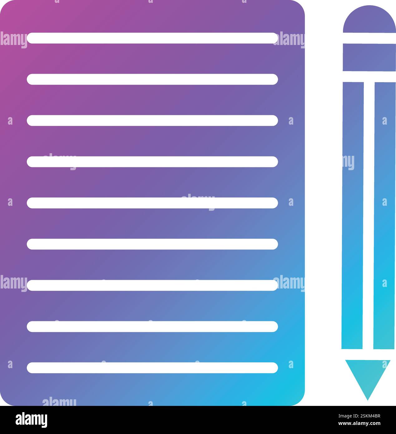 Contract Vector Icon Design Illustration Stock Vector