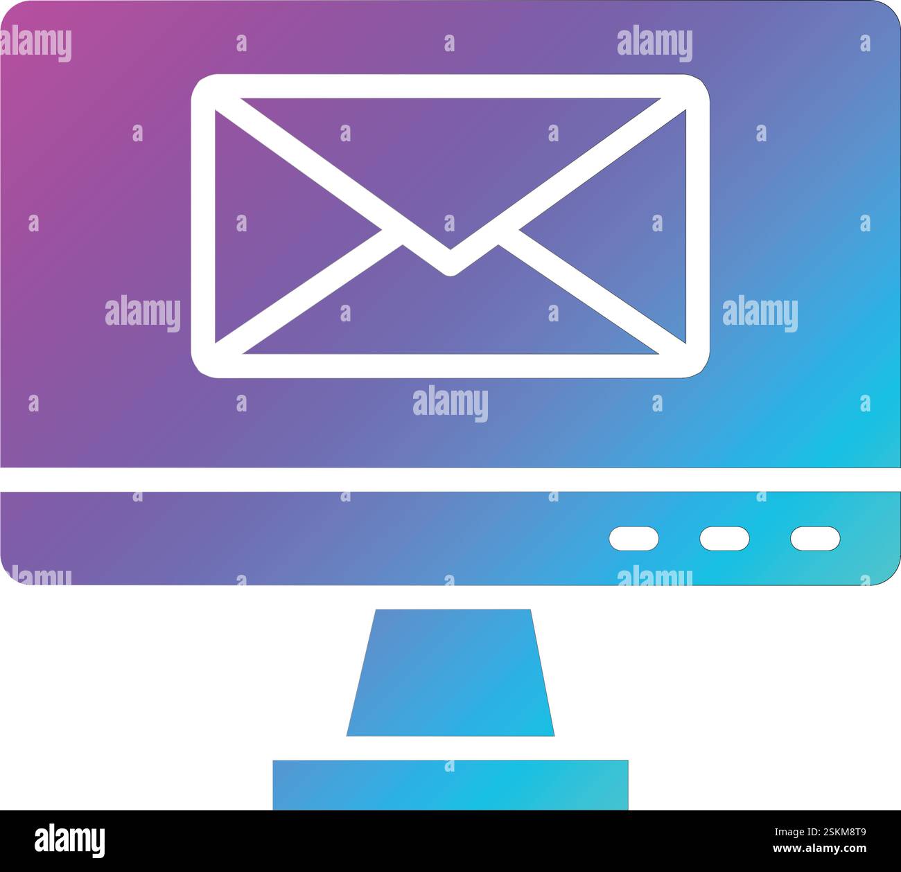 Email Vector Icon Design Illustration Stock Vector