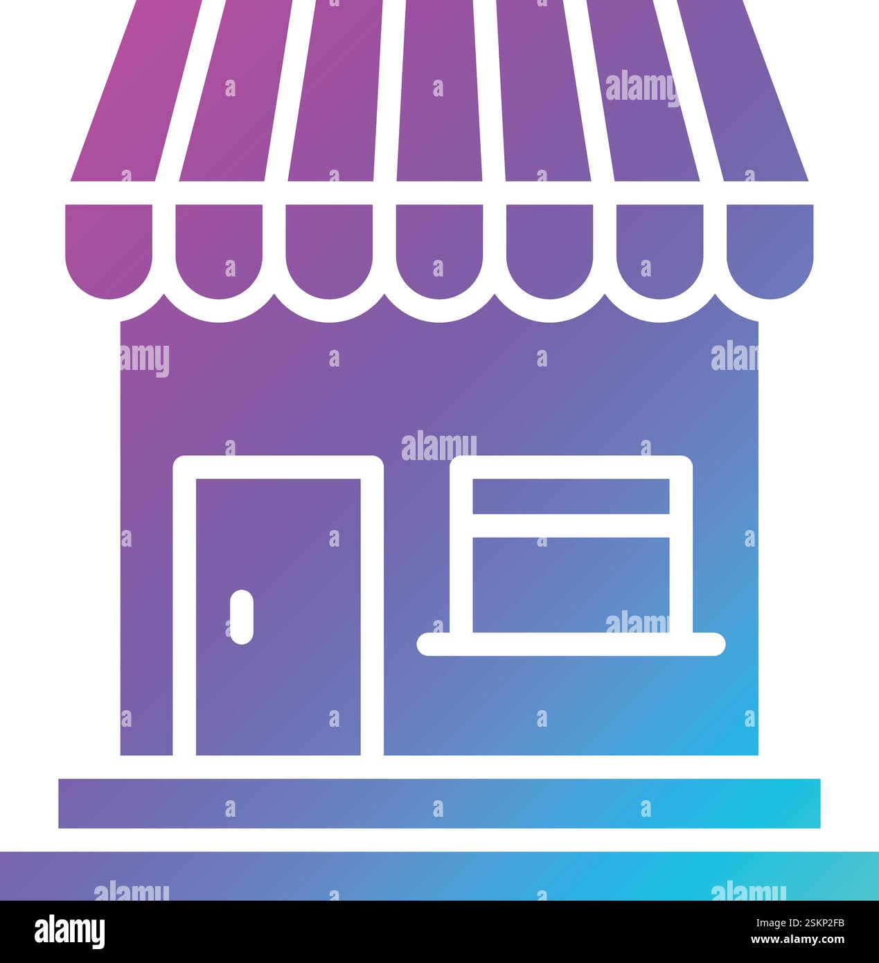 Coffee Shop Vector Icon Design Illustration Stock Vector