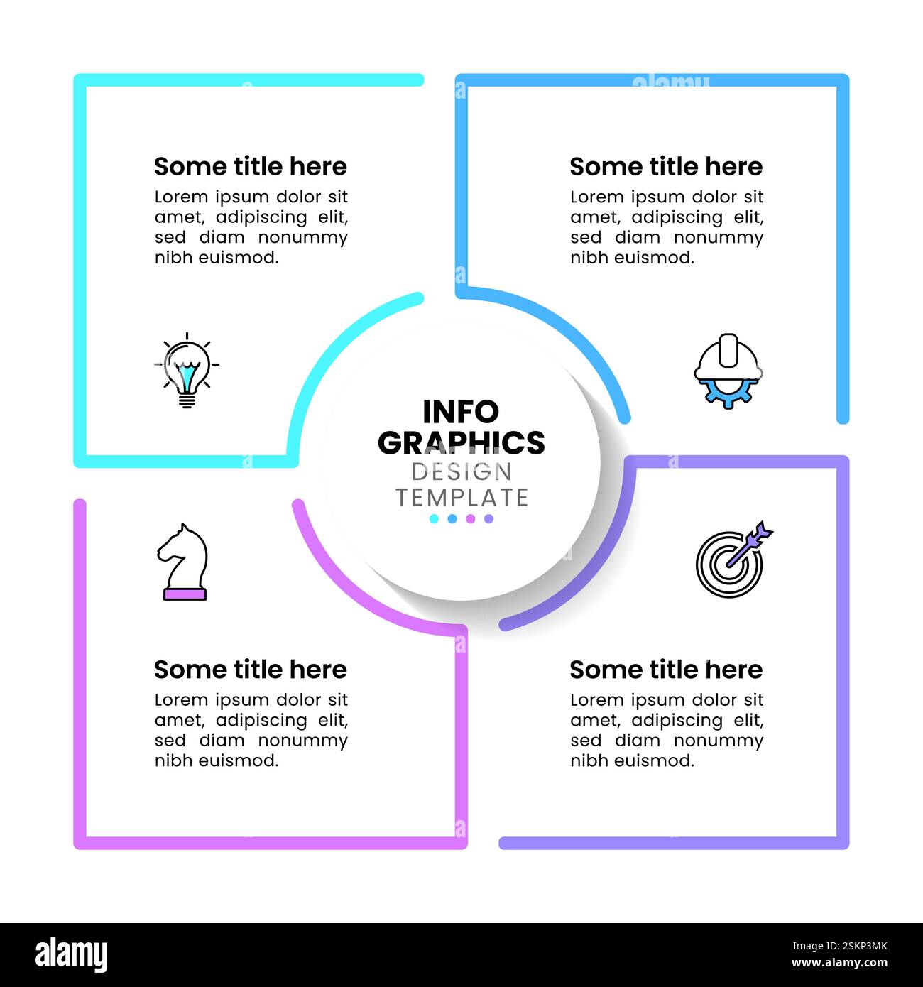 Modern square editable banner Cut Out Stock Images & Pictures - Alamy