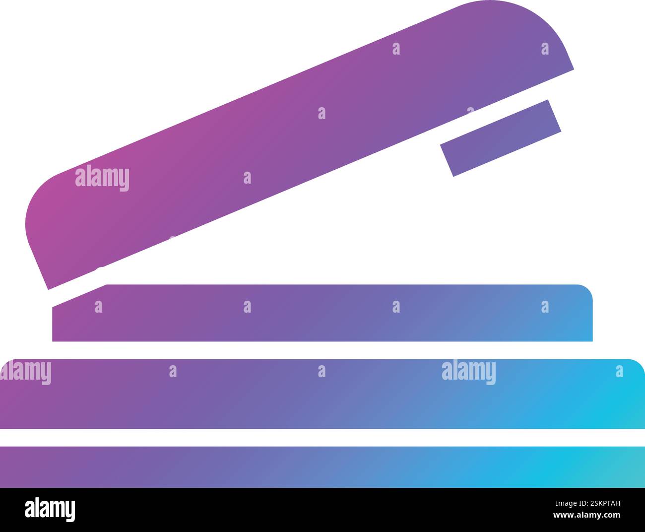 Stapler Vector Icon Design Illustration Stock Vector
