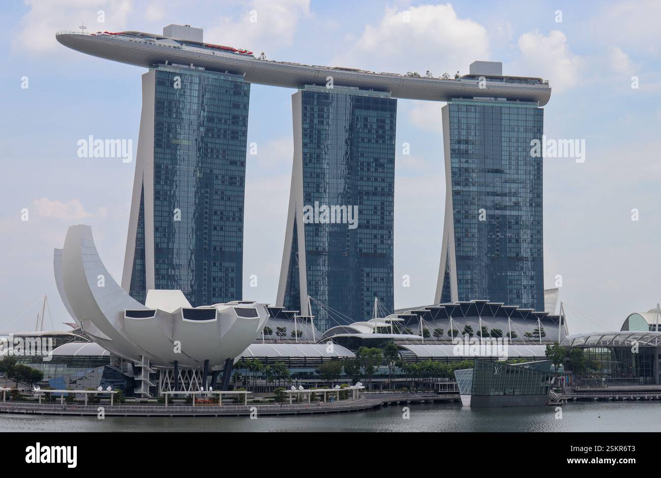 Marina bay sands, Marina Bay, Singapore. Stock Photo
