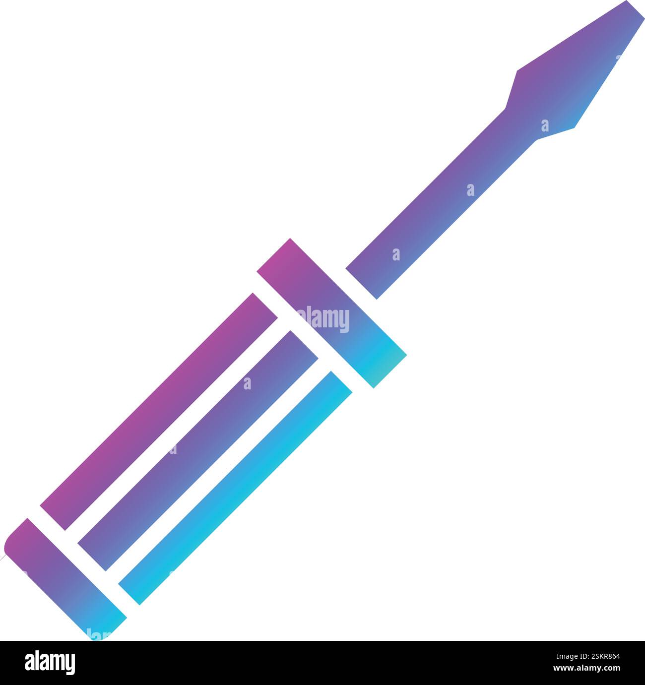 Screwdriver Vector Icon Design Illustration Stock Vector