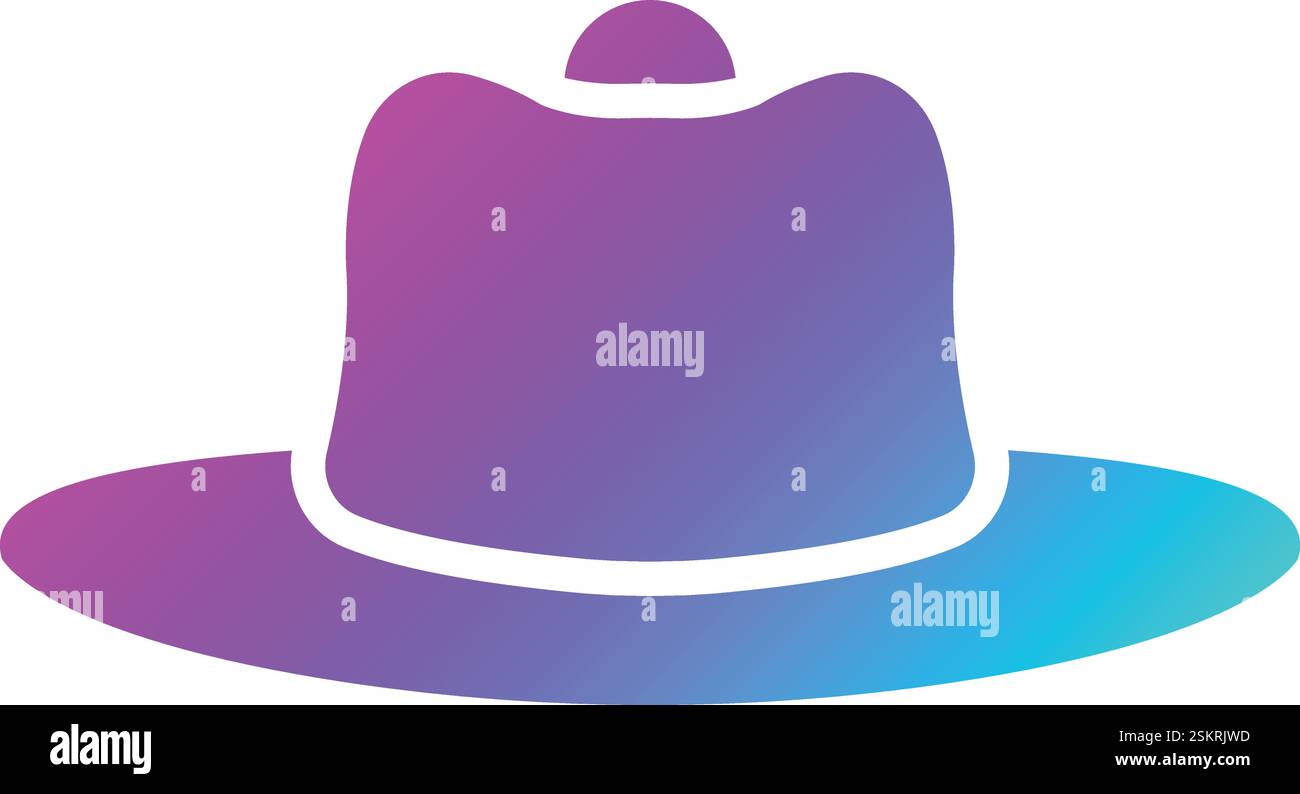 Hat Vector Icon Design Illustration Stock Vector