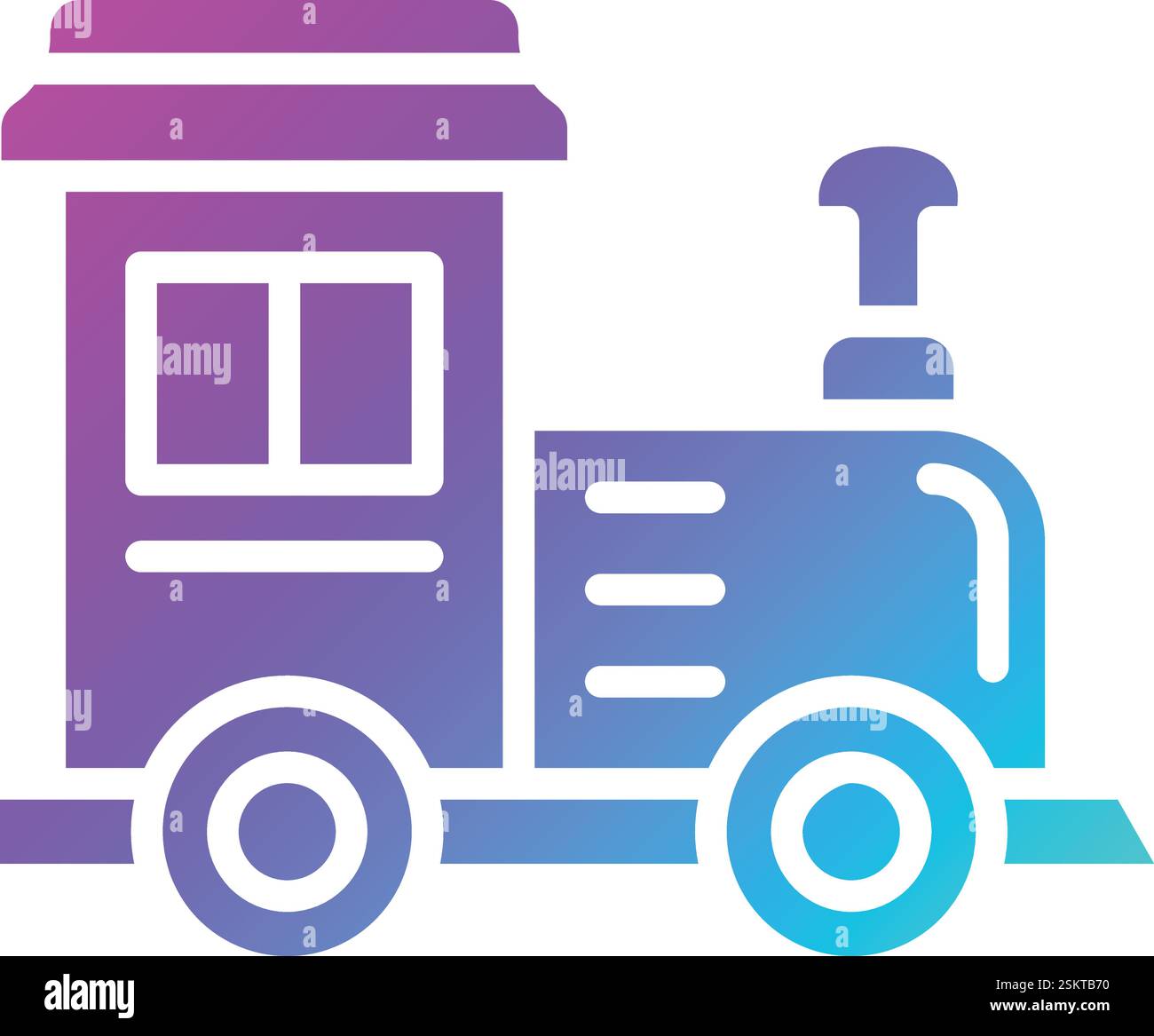 Train toy Vector Icon Design Illustration Stock Vector