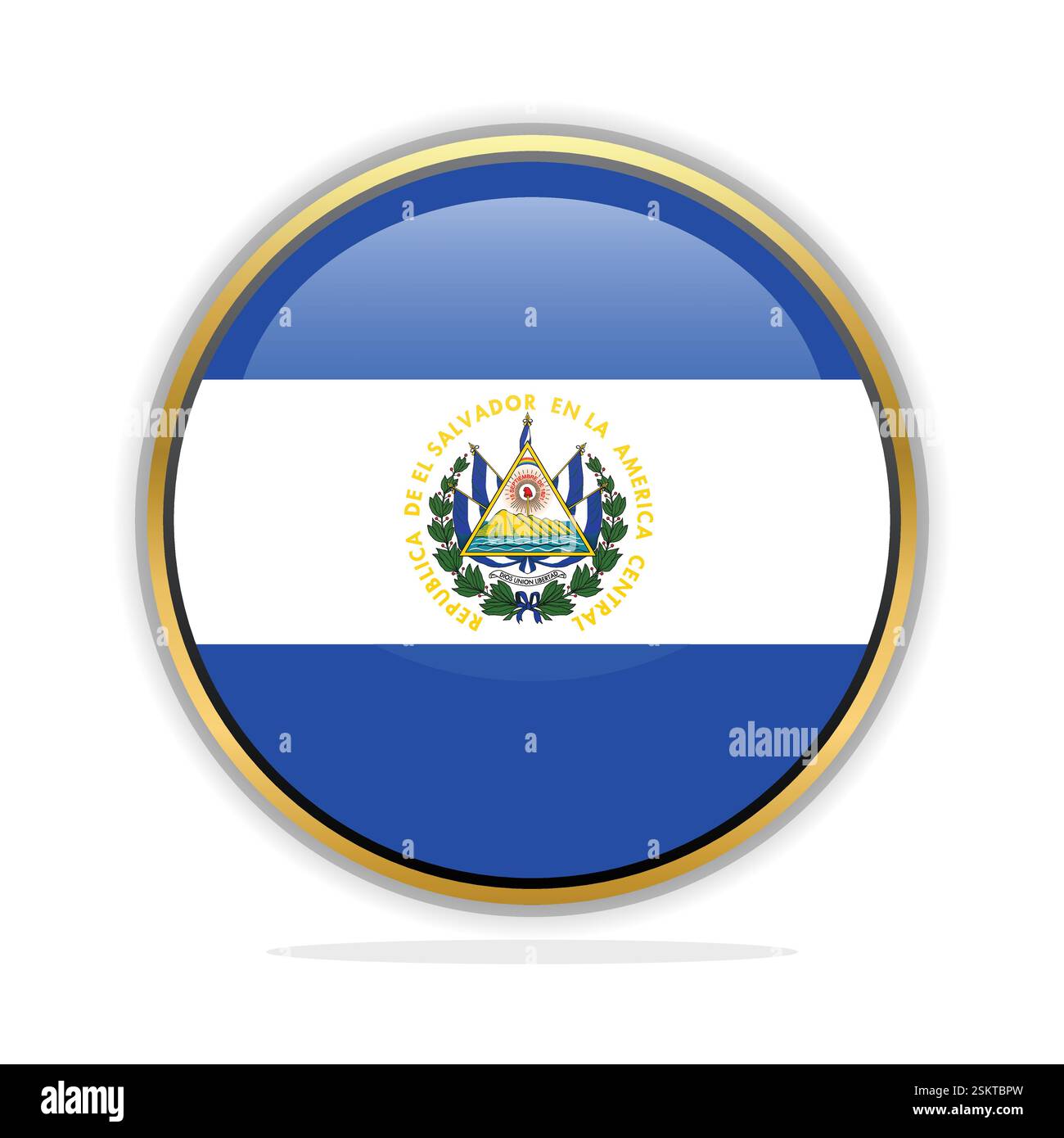 El salvador circle flag hi-res stock photography and images - Alamy