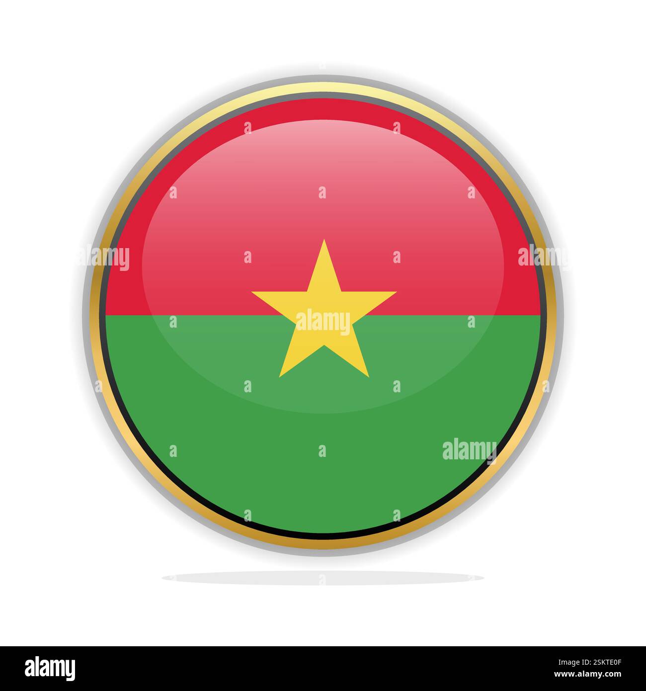 Pin's Drapeau Ouganda - Badge Rond Résine époxy 2 Cm - Accessoire Patriotique Ou Collection - Fermoir Papillon Inclus