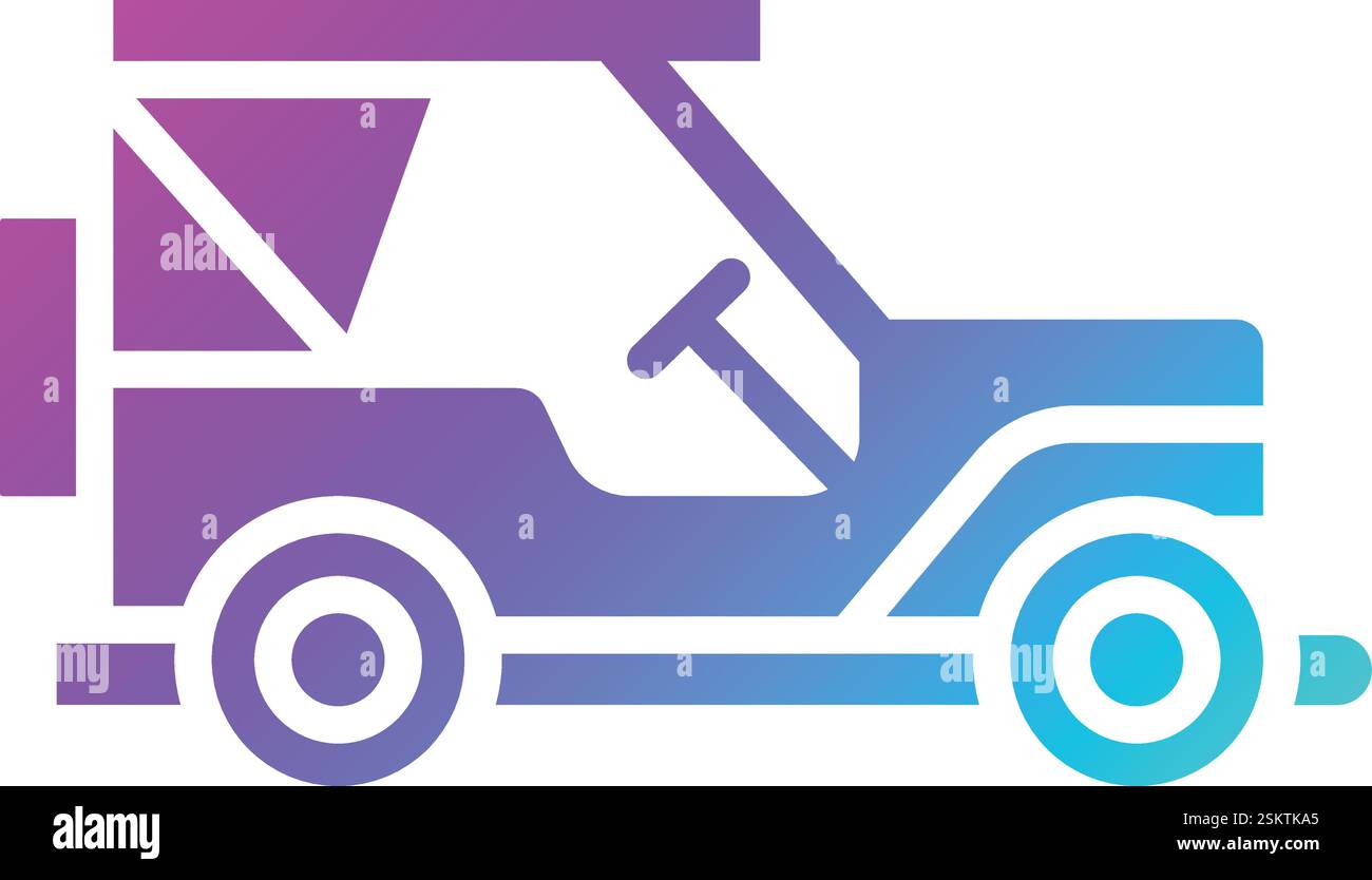 Jeep Vector Icon Design Illustration Stock Vector